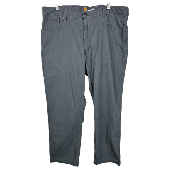 Carhartt Pants Men's 40X30 Gray Rugged Flex Canvas Relaxed Fit Work - Picture 2 of 7